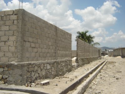 Wall for Future Church Completed