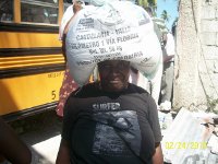 Leogane lady headed home with smile