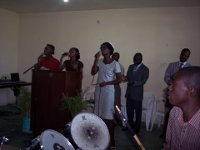 Some of the members of the worship team