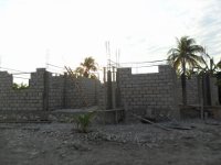 The Construction of the Health Clinic in Progress