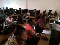 Our Vocational Students Taking their Government Test