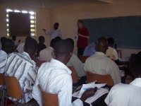 Rick Rios Teaching Men in Haiti