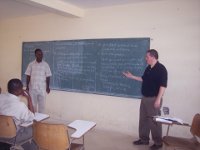 Brian Teaching the Students of the Bible College