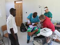 Dr. Kamra and her Crew Providing Dental Care
