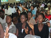 Our sisters and brothers Worshipping The Lord of lords