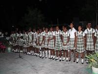 School Choir Offering Praises to God