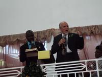 Dr. Sharp and Lucma Proclaiming Powerfully the Word of God