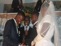 One of the Newly Wed Couples of the Church