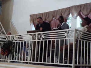 Brother Jeff Heberlein Sharing the Gospel Message in Haiti 