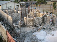 Cafeteria under construction