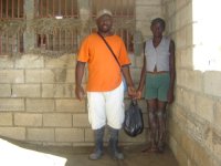 Ezechiel delivering food