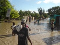 Flooded streets