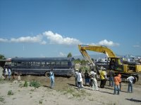 Pulling the bus out of the mud