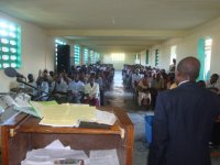 Brother Jean Gilles preaching