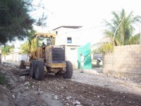 Living Water fixing the street