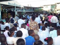 Taking communion During the Service