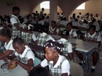 Students enjoying their Meal at the Cafeteria