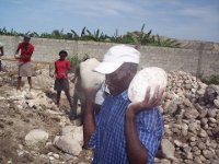 Young and Old at Work for the Progress of the Construction