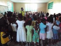 Ruben Lozin Giving Instructing 3rd and 4th Graders at Church Camp