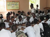 Students Eating in the Cafeteria