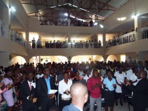 Living Water People  in Worship at the 13th Anniversary of the Church